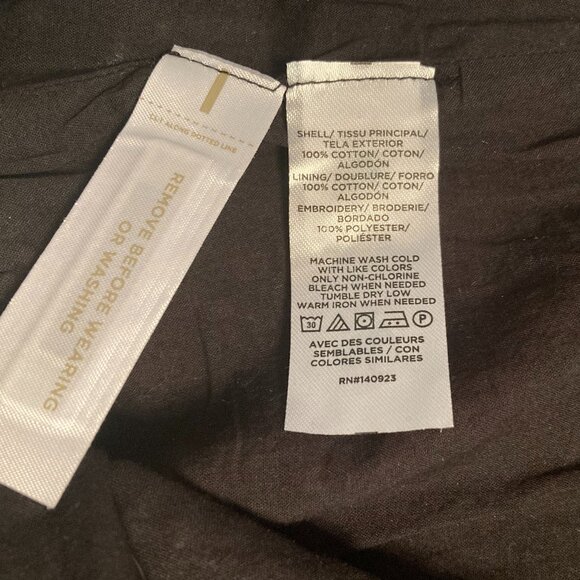 Loft Black & White Lined Skirt - NWT - Picture 5 of 8